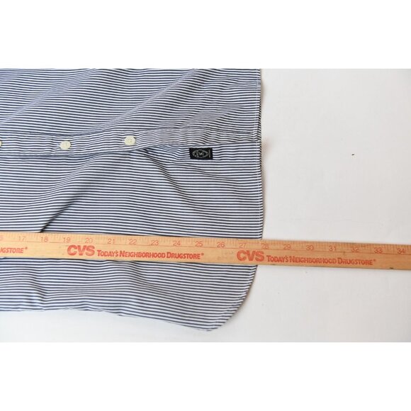 TODD SNYDER Striped Black White Button-Down Shirt Cotton Regular Fit XS - Picture 12 of 13